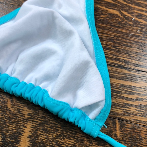 Island World Apparel Swim Island World Apparel Aqua Blue String Bikini Poshmark